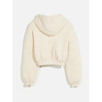 Bellerose Off White Speckled Finley Zip Sweatshirt