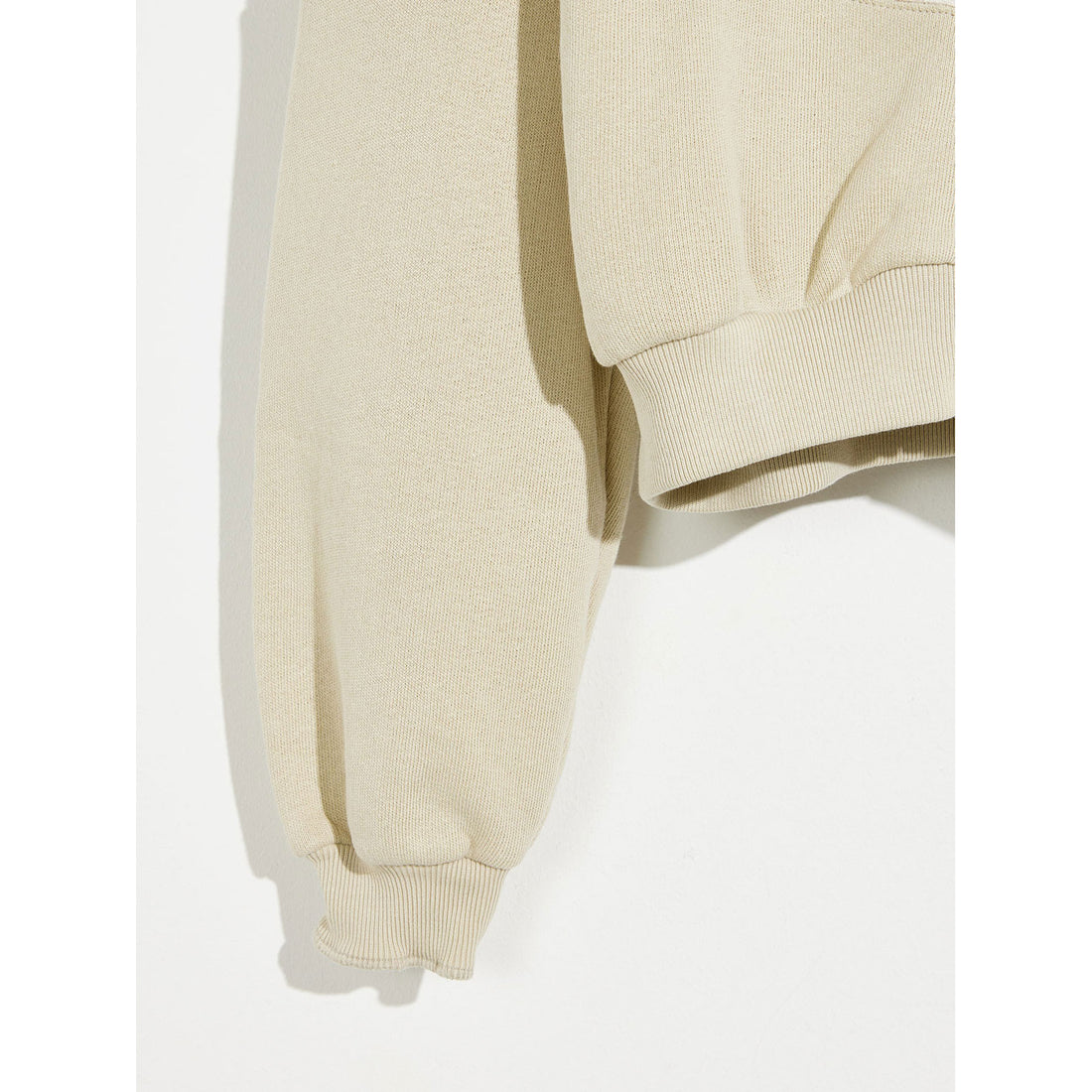 Bellerose Beige Two Toned Finley Zip Sweatshirt