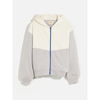 Bellerose Off White/ Grey Fagol Zip Sweatshirt