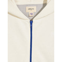 Bellerose Off White/ Grey Fagol Zip Sweatshirt