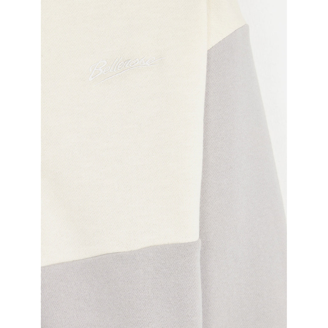 Bellerose Off White/ Grey Fagol Zip Sweatshirt