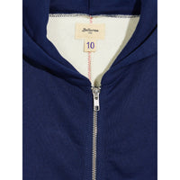 Bellerose Navy Farral Zip Sweatshirt