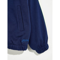 Bellerose Navy Farral Zip Sweatshirt