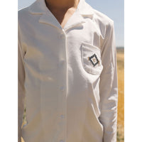 L by Ladida White Grandpa Shirt