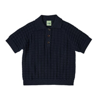 FUB Dark Navy Structure Polo