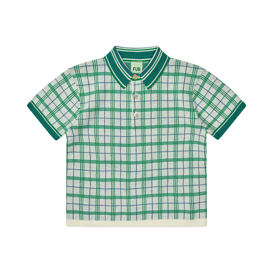 FUB Ecru/Basil Jacquard Shirt