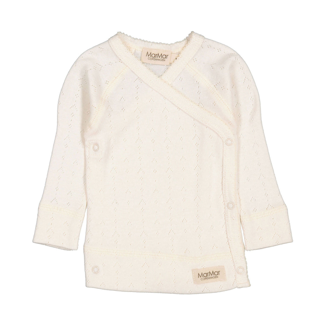 Marmar Copenhagen Flour White LS Tut Wrap Baby Top