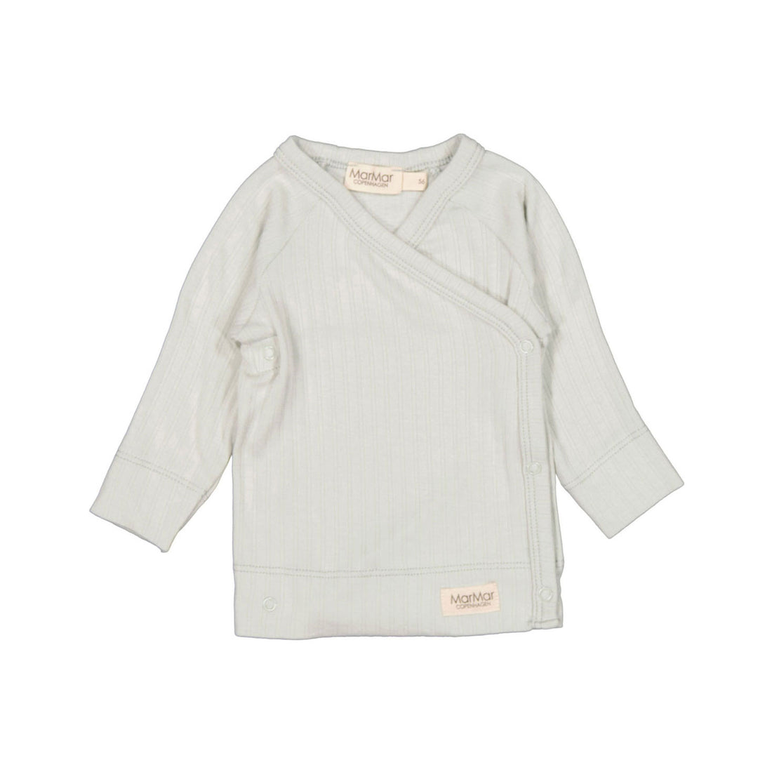 Marmar Copenhagen Pastel Sage Tut Wrap Long Sleeve Baby Top