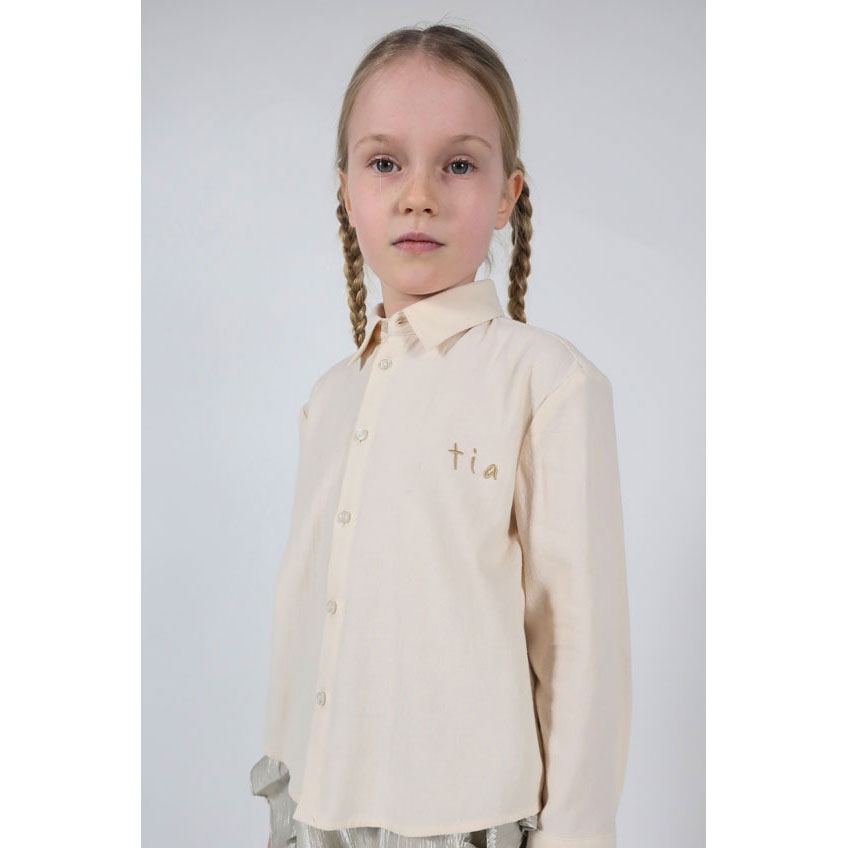 Tia Cibani Honey Oxford Flannel Shirt