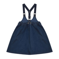 Calla Lili Denim Blue Suspender Dress