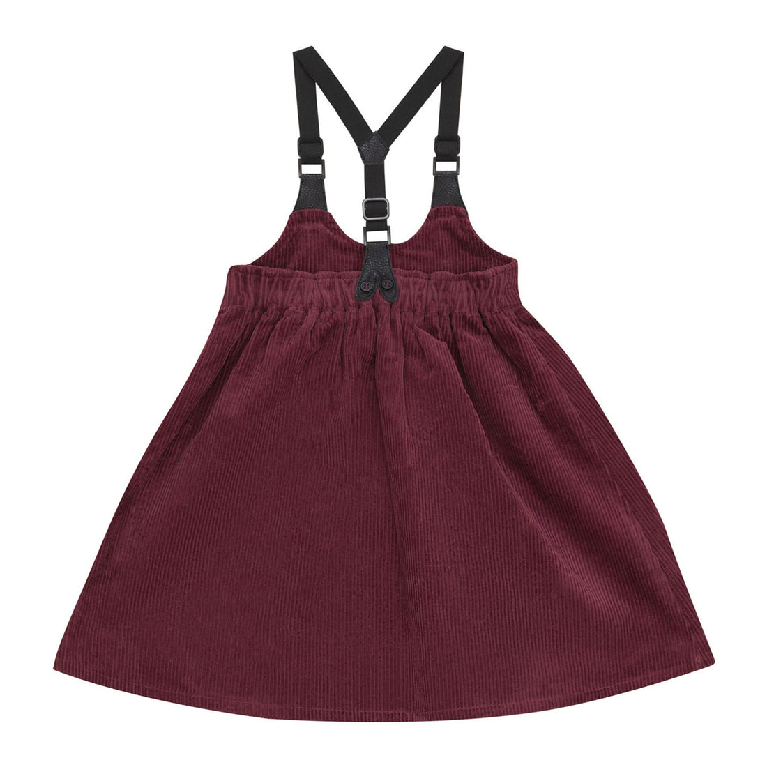 Calla Lili Cranberry Suspender Dress