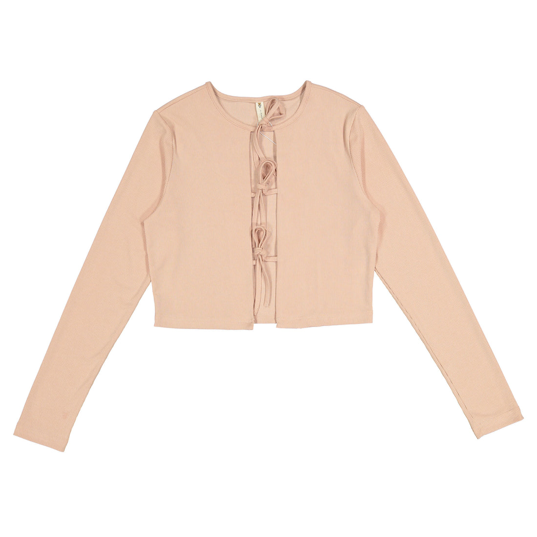 Ava and Lu Pink Bow Cardigan