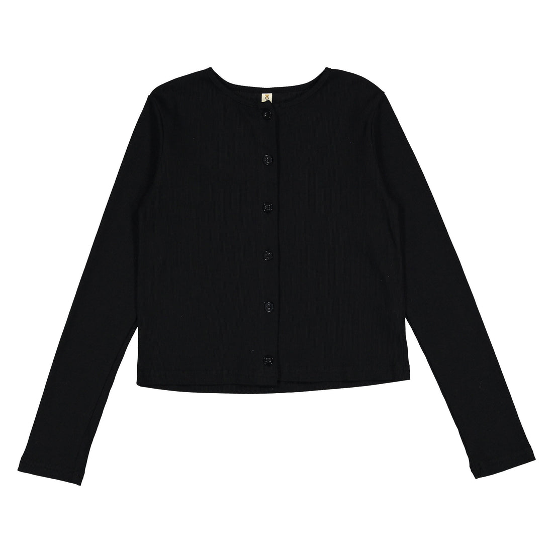 Ava and Lu Black Button Down Cardigan