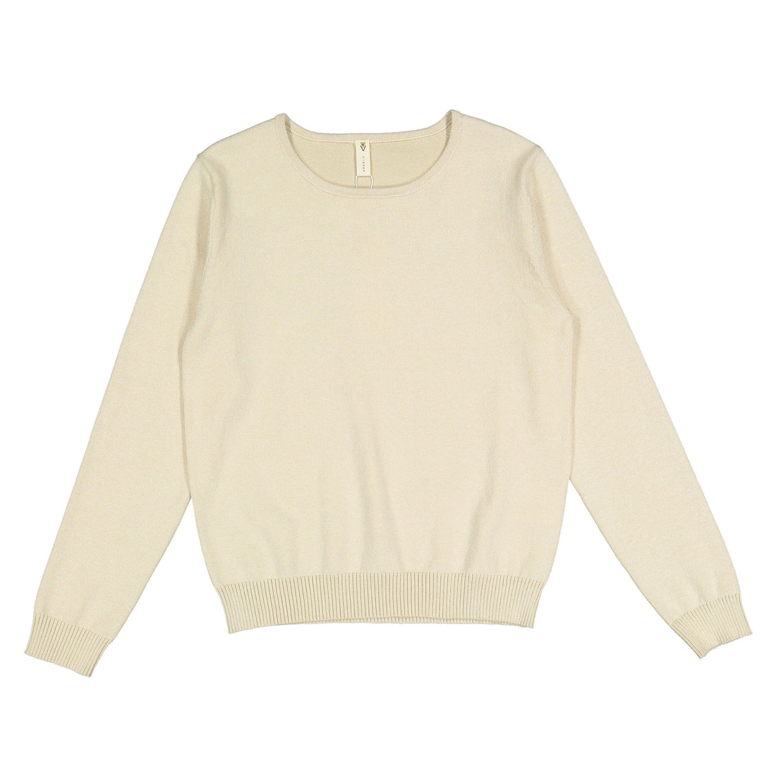 Ava and Lu Beige Sweater