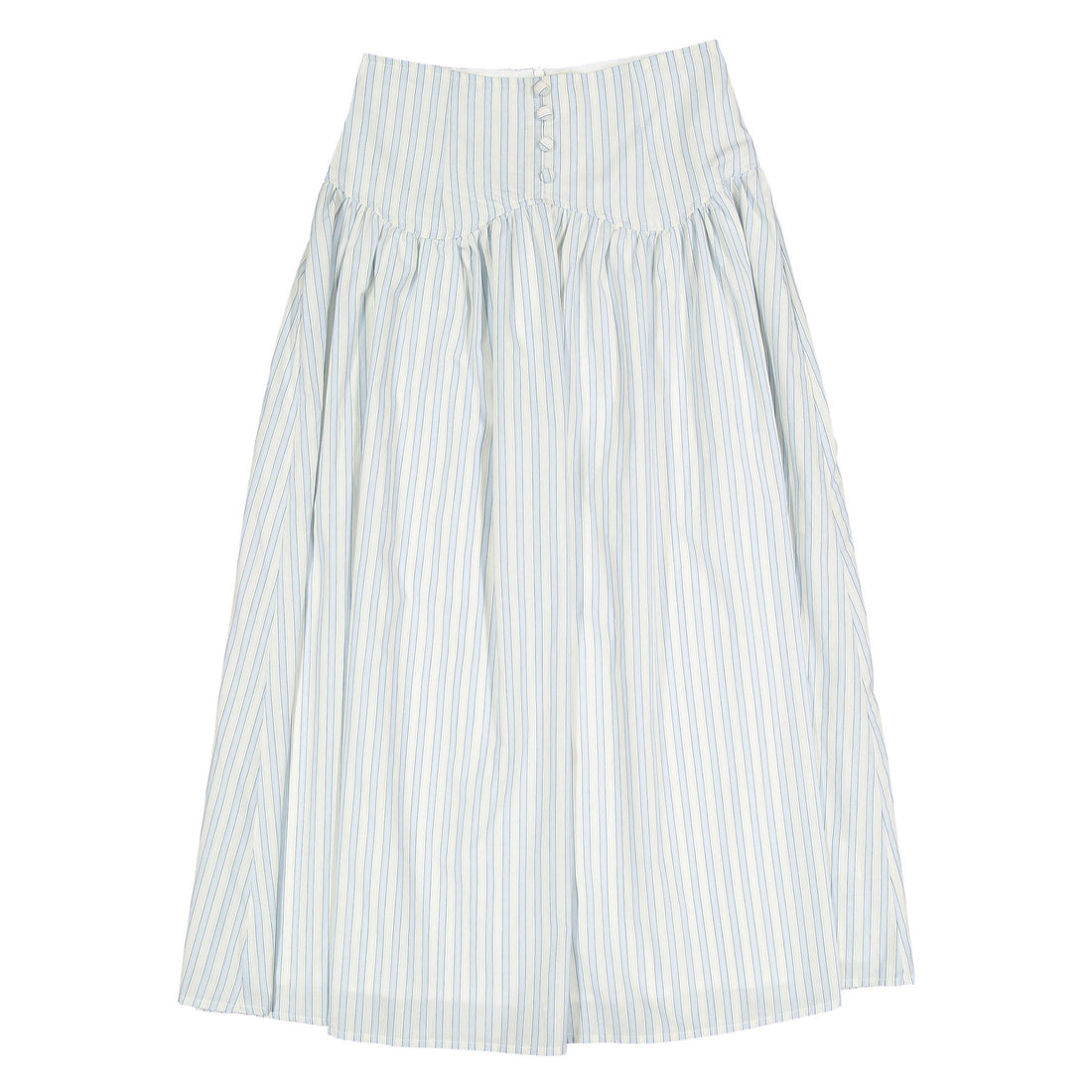 Ava and Lu Blue/White Dropwaiste Skirt