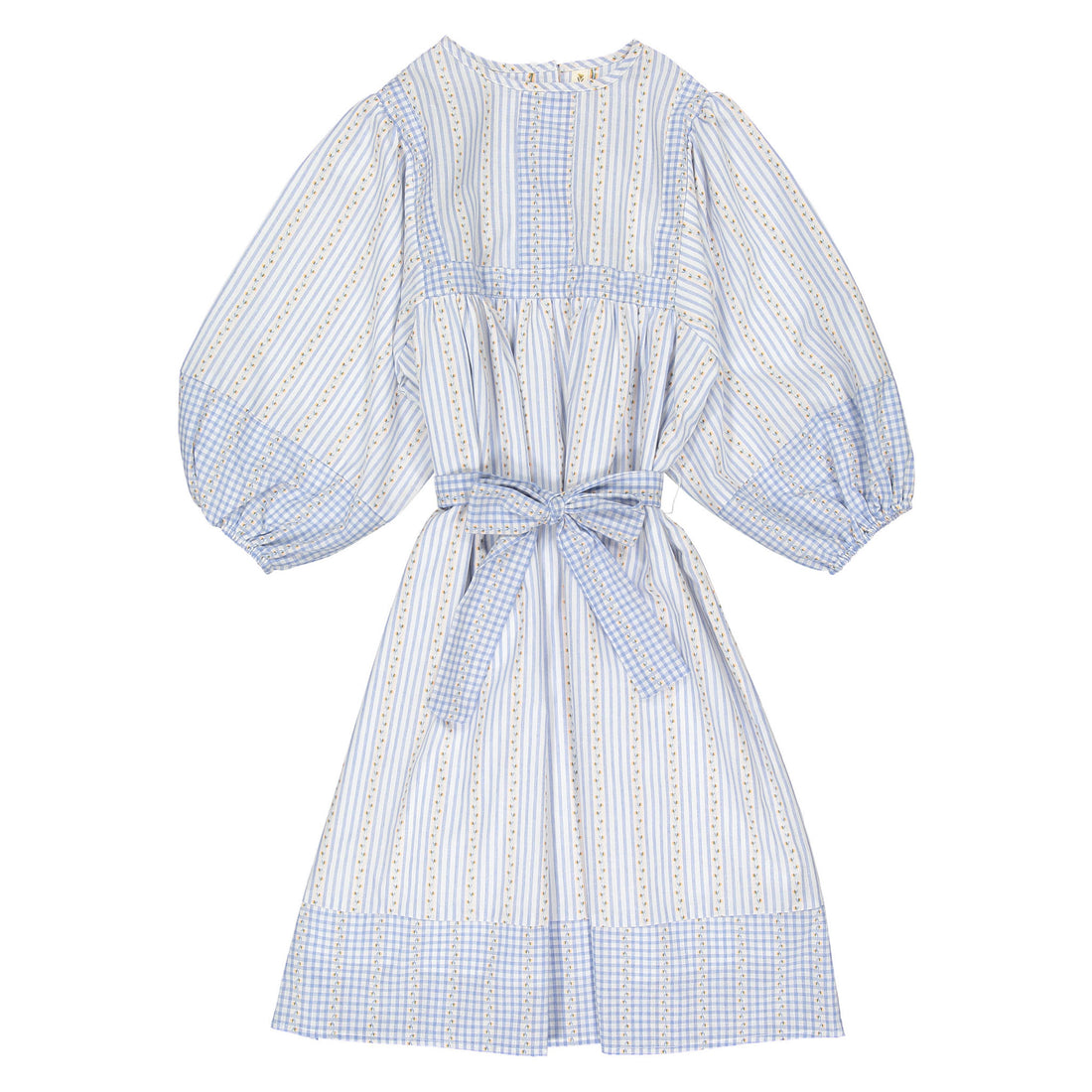 Ava and Lu Blue Praire Dress