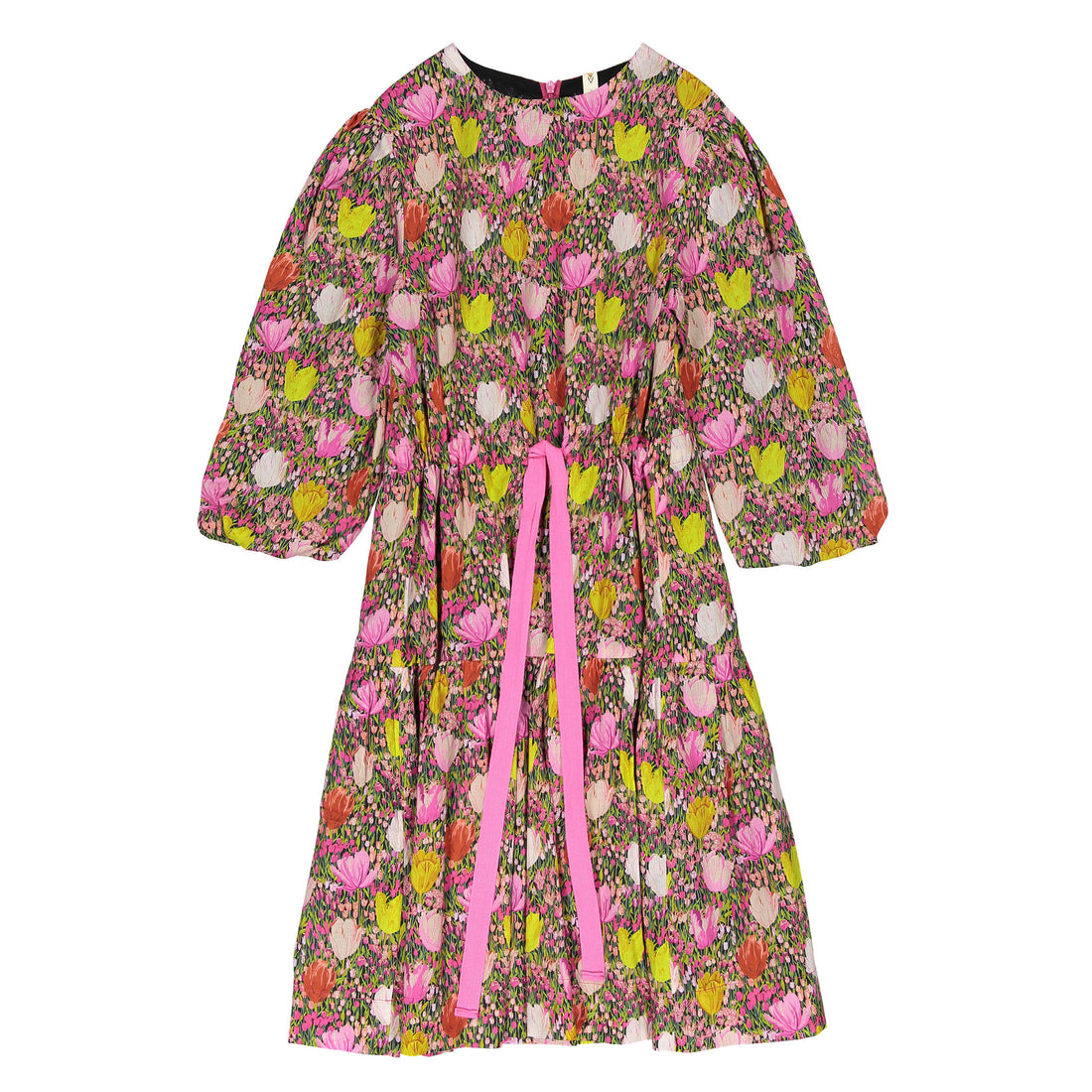 Ava and Lu Multi Tulips Short Dress