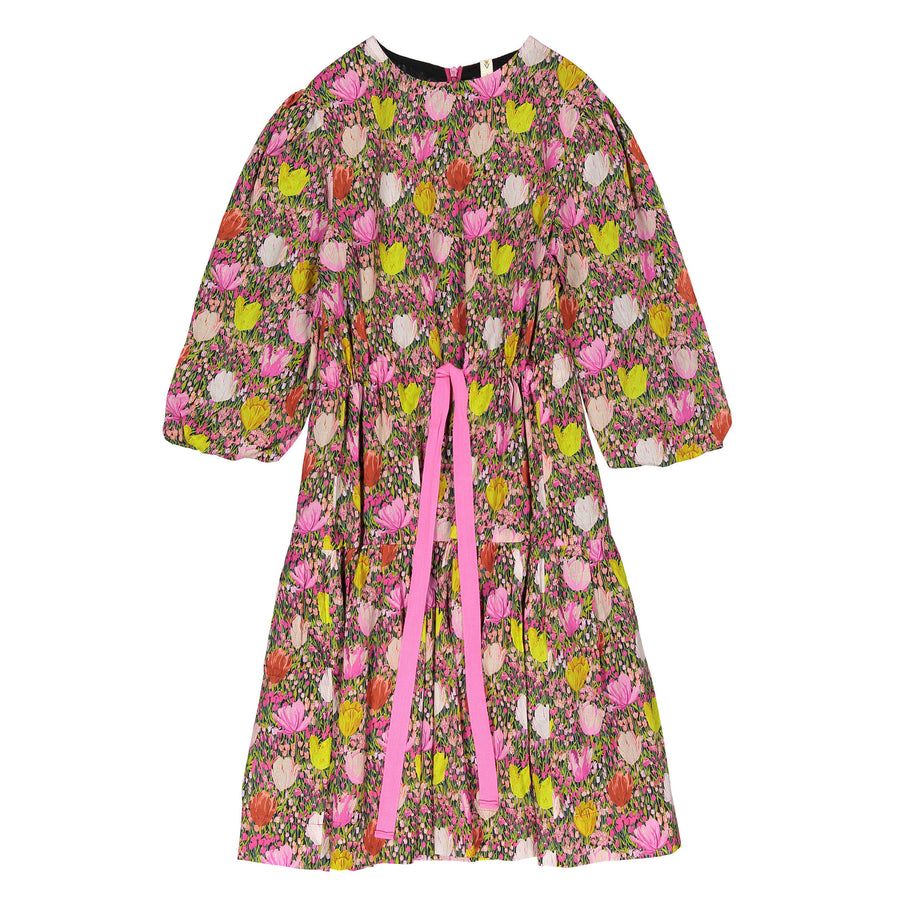 Ava and Lu Multi Tulips Short Dress
