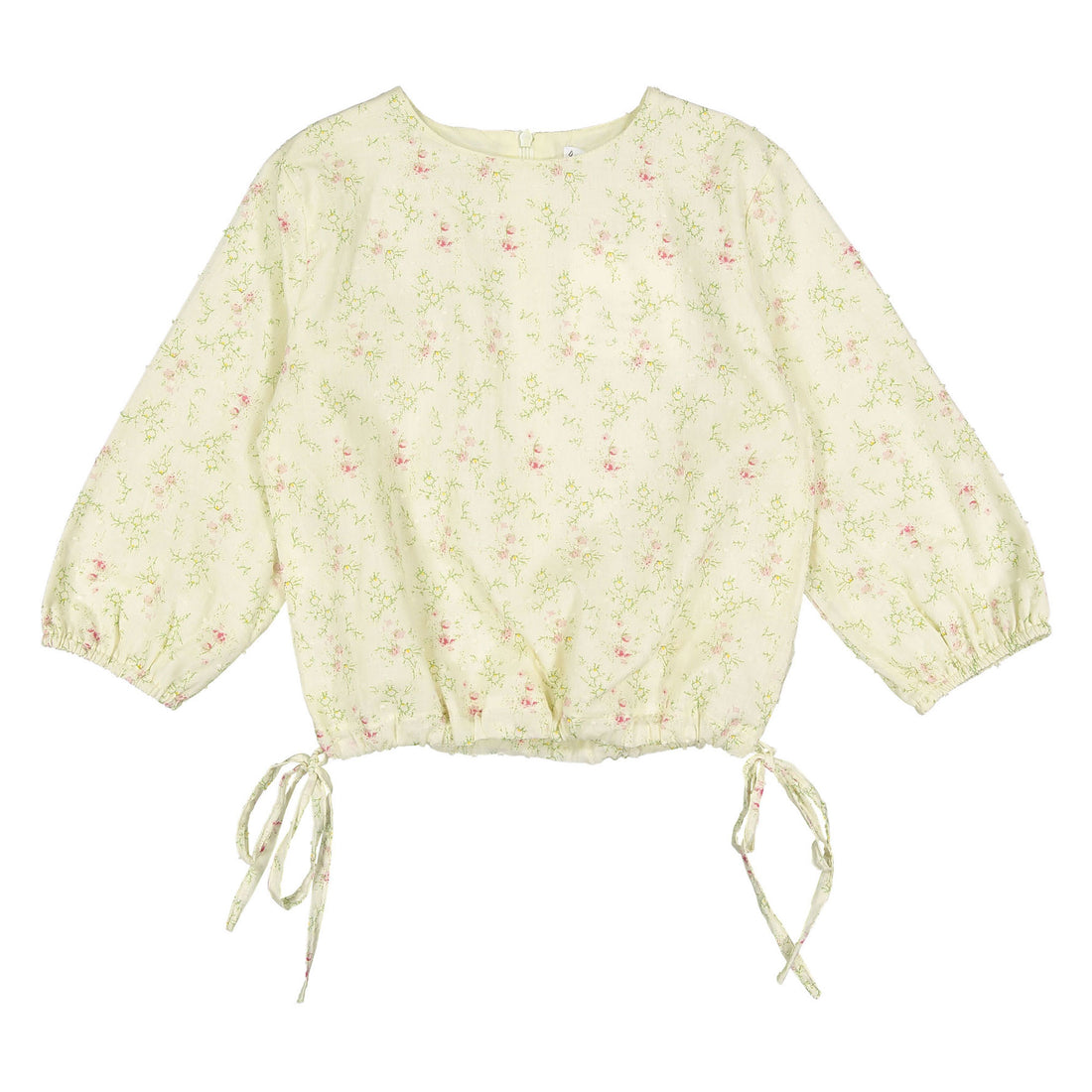 Darlin Soft Floral Drawstring Top