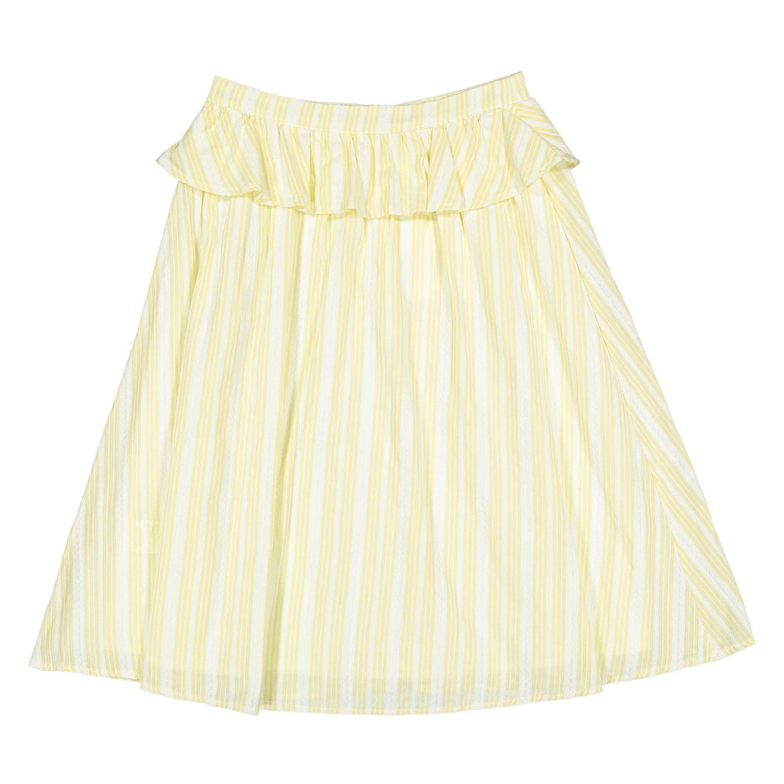 Darlin Yellow Lace Striped Skirt