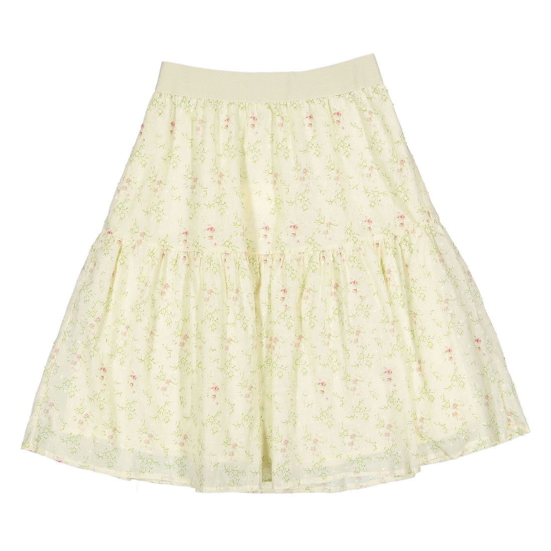 Darlin Soft Floral Tiered Skirt