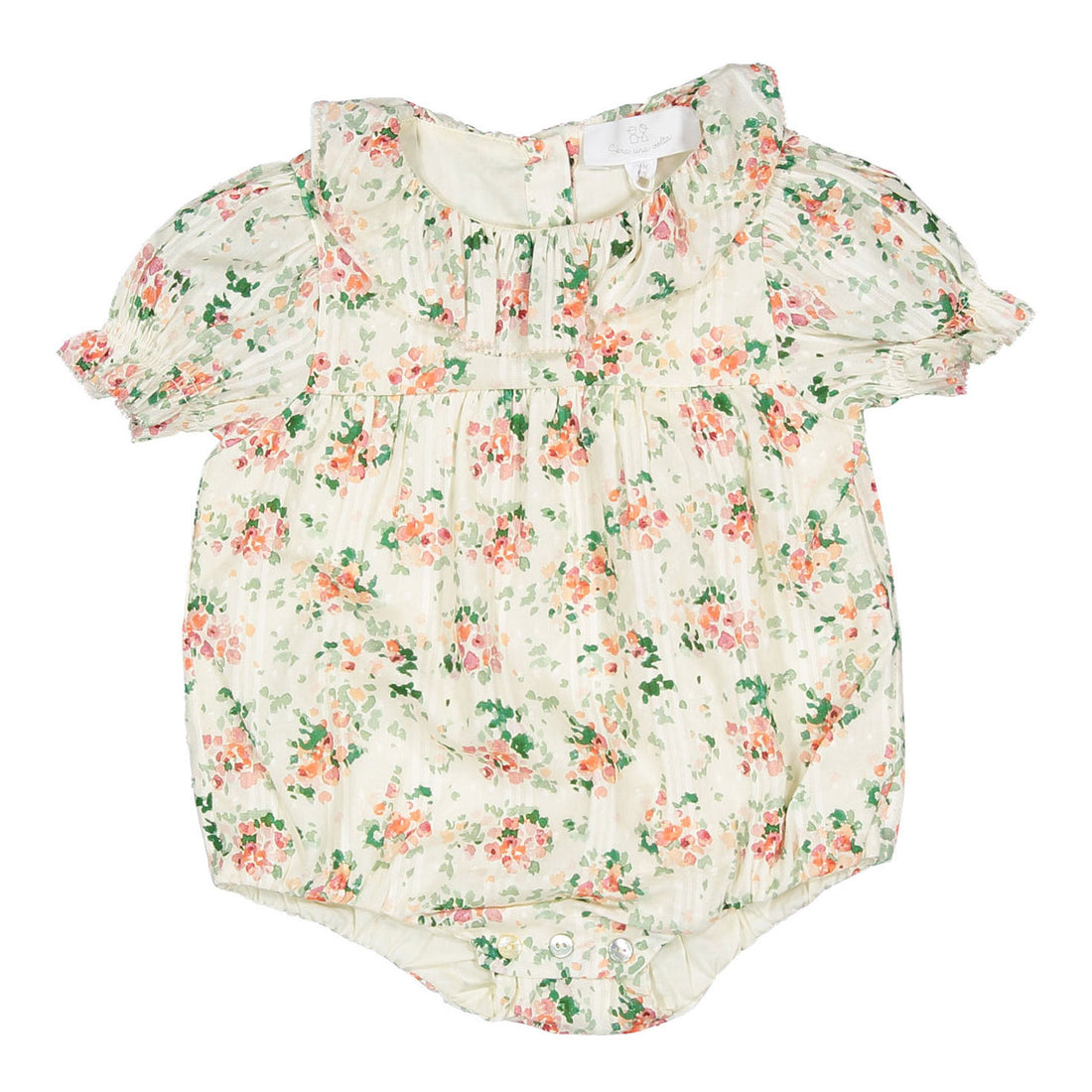 Cera Una Volta Pink Flower Agapi Romper