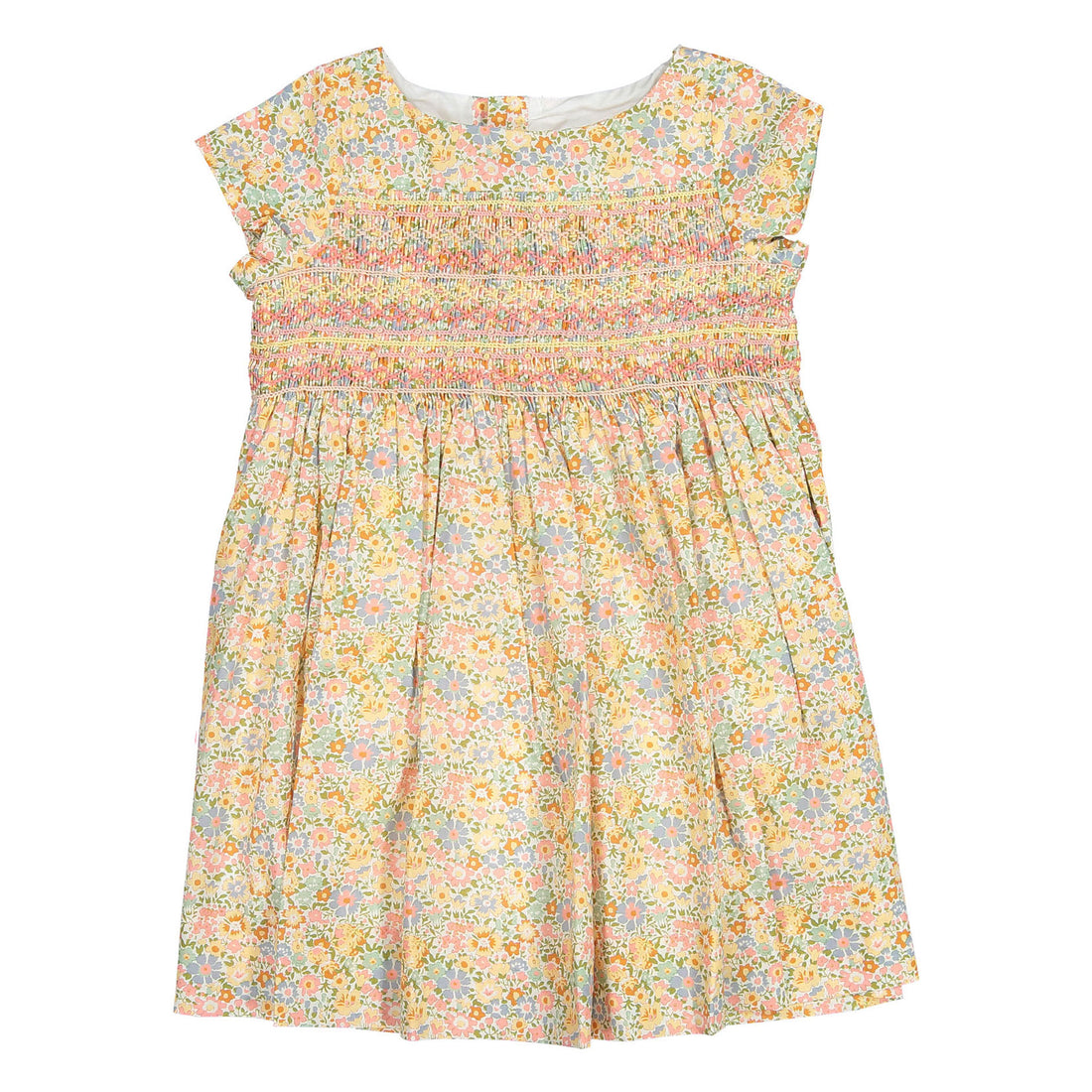 Bonpoint Pink Floral Duchesse Dress