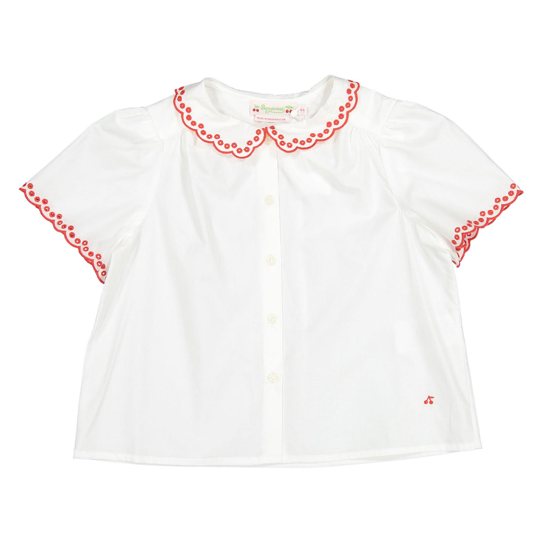 Bonpoint Milk White Ezzie Blouse
