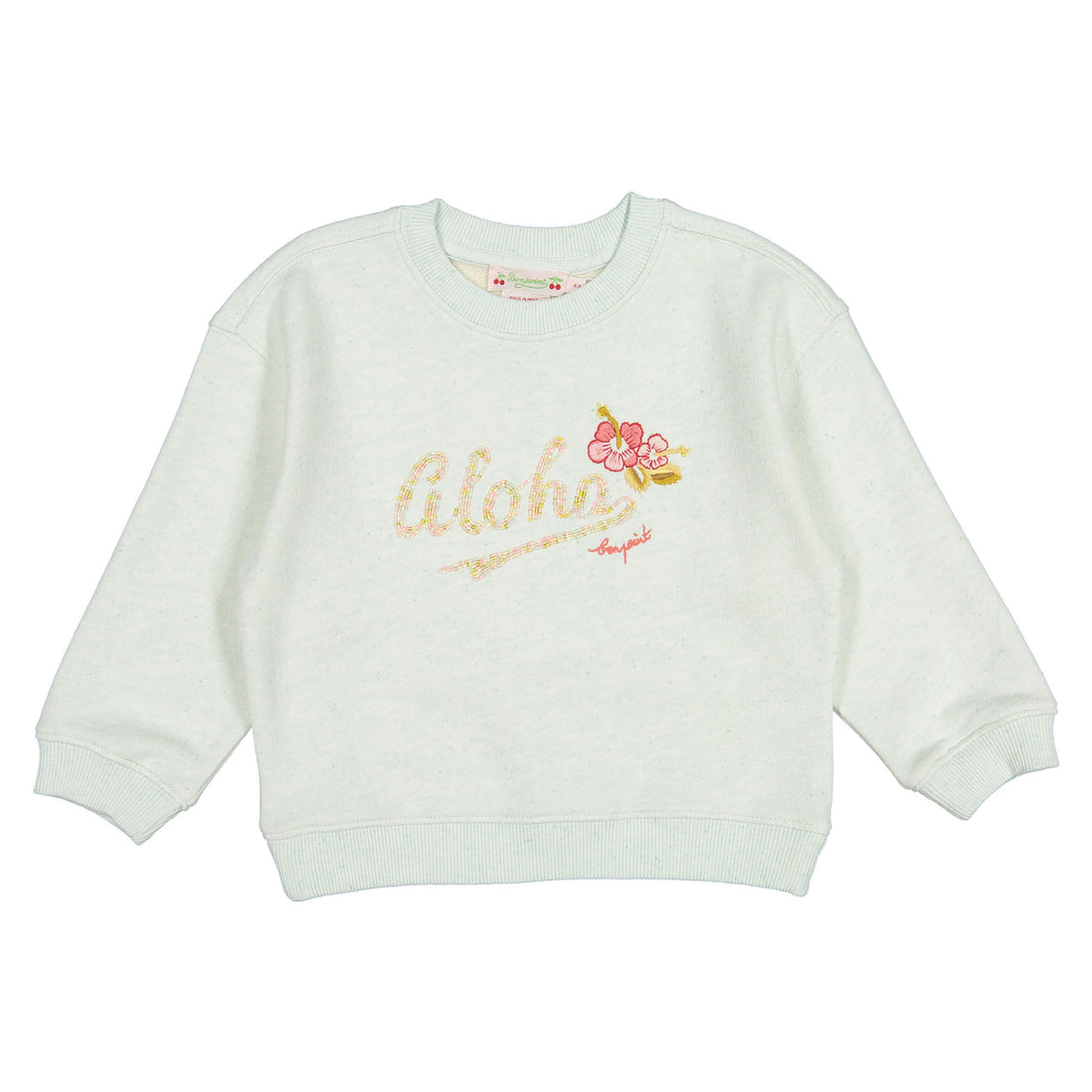 Bonpoint Mint Green Edwige Sweatshirt