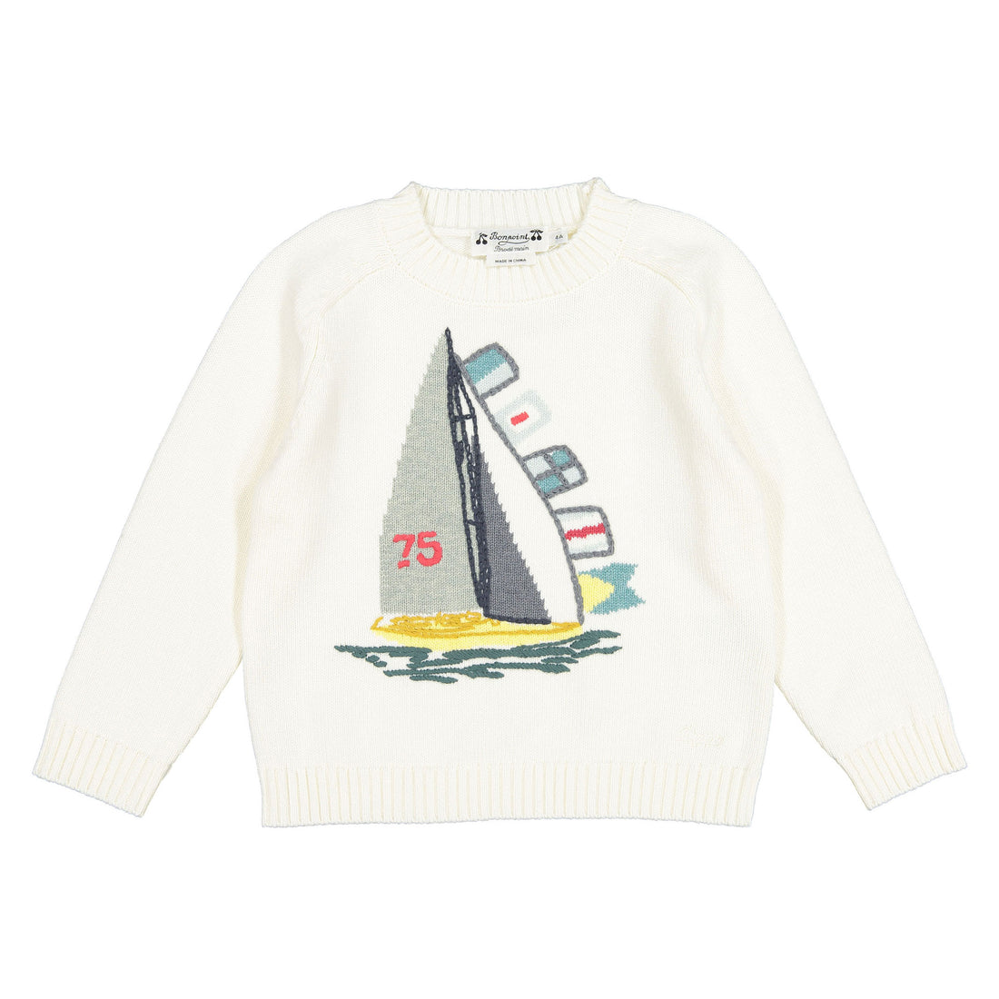 Bonpoint Milk White Elder Pullover