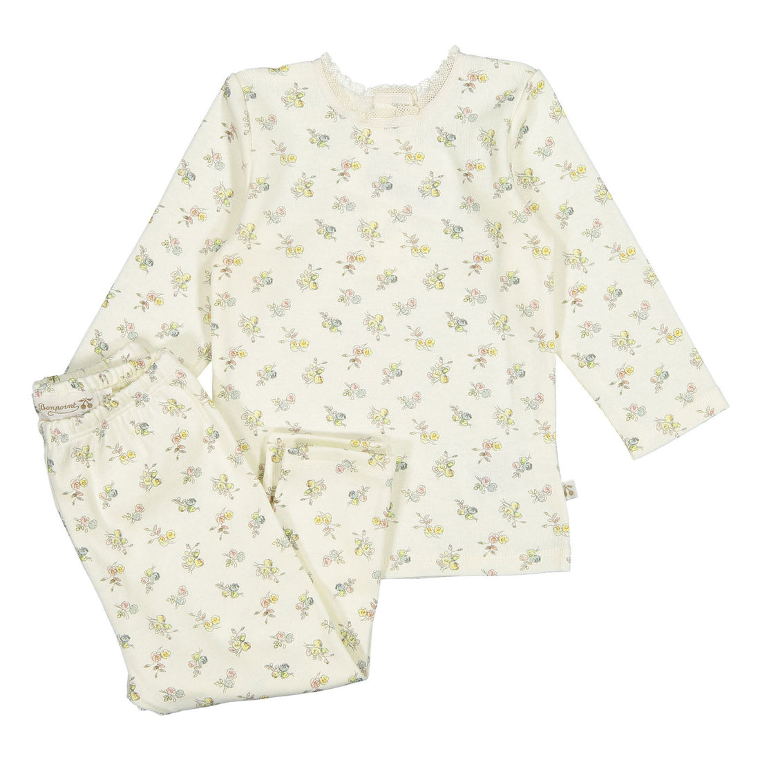 Bonpoint Yellow Floral Genna Baby Set