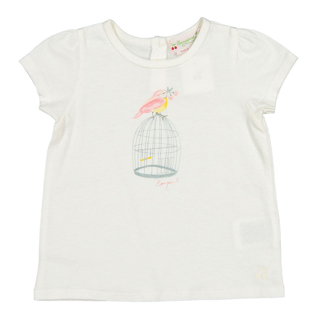 Bonpoint Ivory Cira Baby T-Shirt
