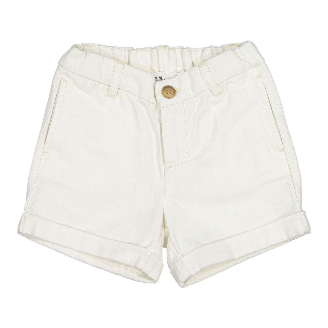 Bonpoint White Corentin Baby Shorts