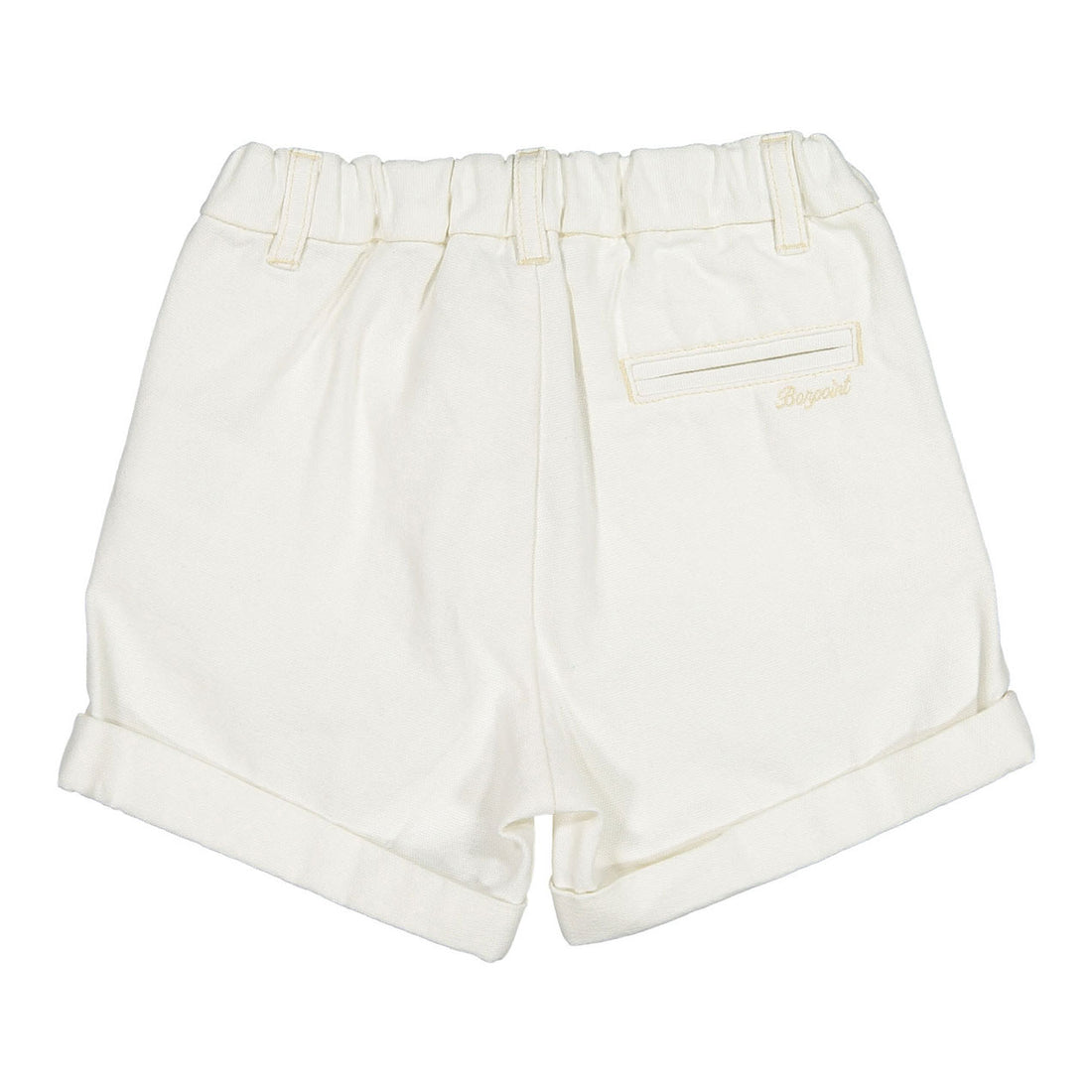 Bonpoint White Corentin Baby Shorts