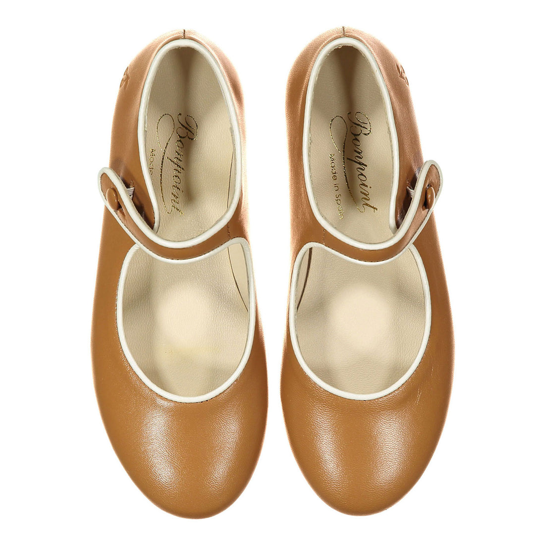 Bonpoint Caramel Ella Mary janes