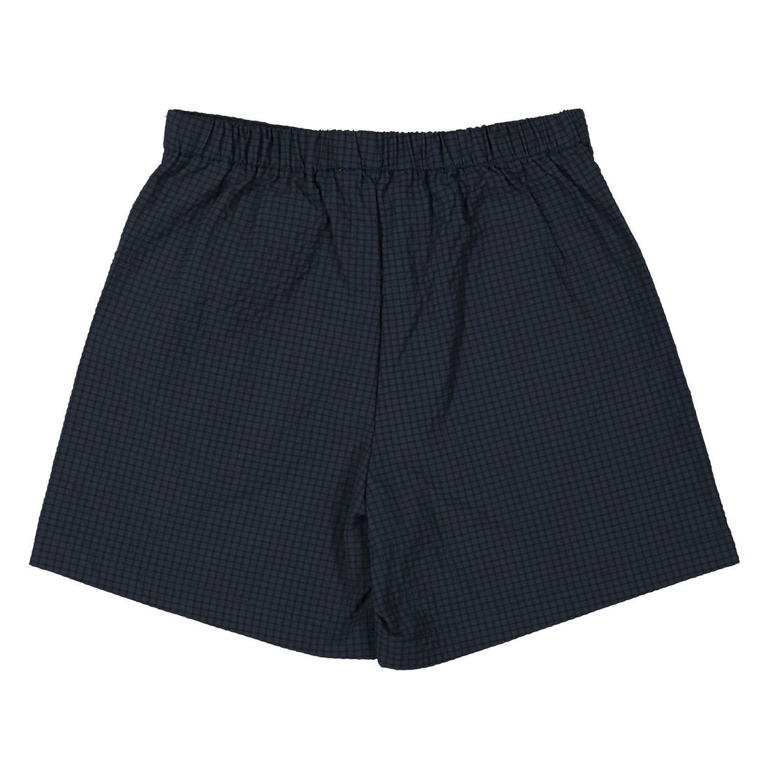 Boys and Arrows Navy Checked Shorts