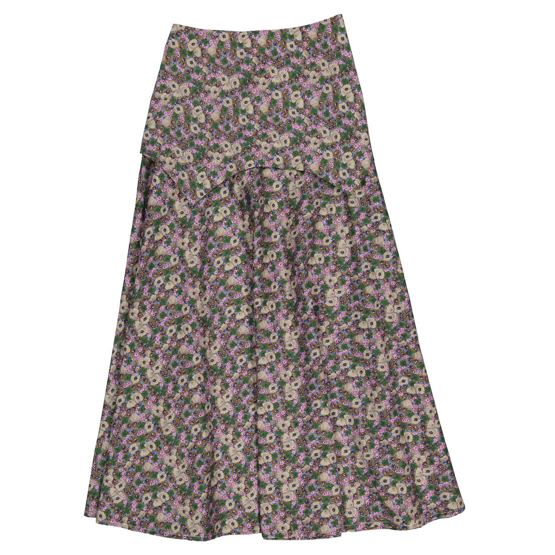 Ava and Lu Green Floral Skirt