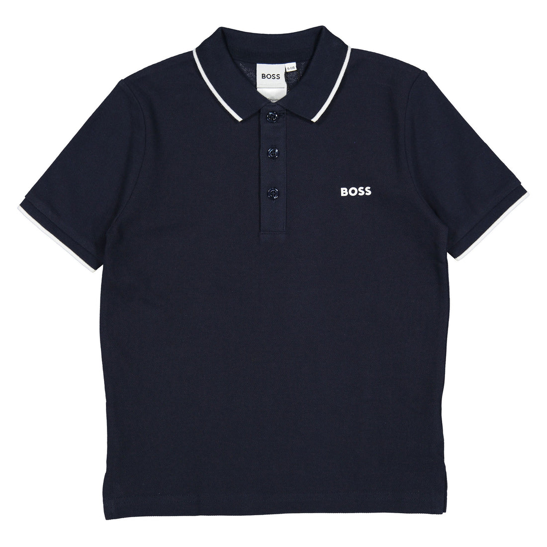 Hugo Boss Navy Perm Short Sleeve Polo