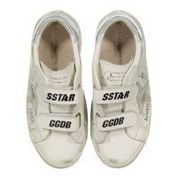 Golden Goose White/Ice/Silver Old School Sneaker