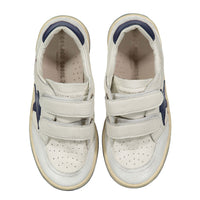 Golden Goose White/Blue Ballstar Strap Sneaker