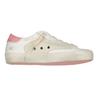 Golden Goose White/Silver/Pink Superstar Sneaker
