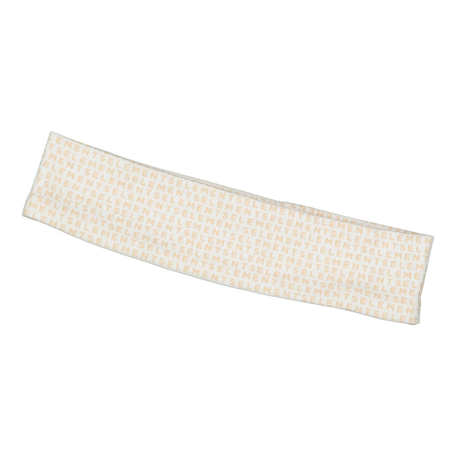 ELEMENTS Taupe Logo Printed Headband