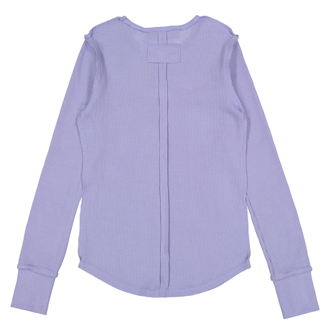 ELEMENTS Purple Seam  Waffle Tee