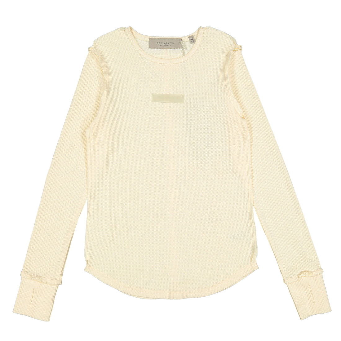 ELEMENTS Cream Seam  Waffle Tee