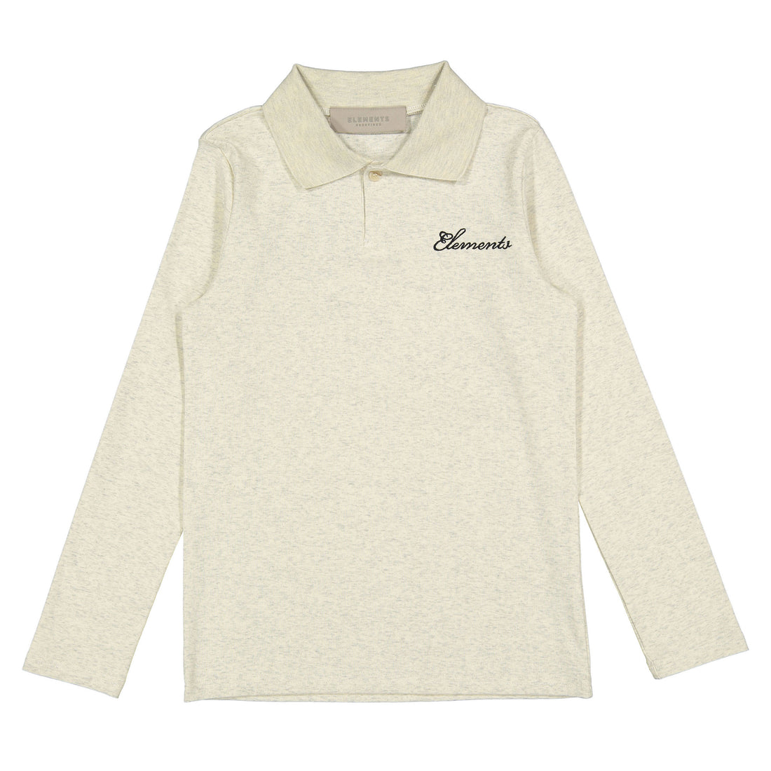 ELEMENTS Oatmeal Polo Tee