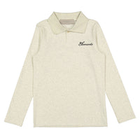 ELEMENTS Oatmeal Polo Tee
