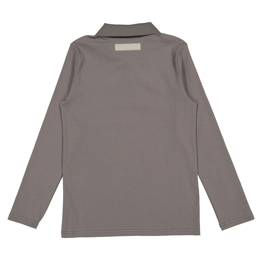 ELEMENTS Grey Polo Tee
