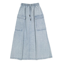 ELEMENTS Denim Logo Printed Cargo Skirt