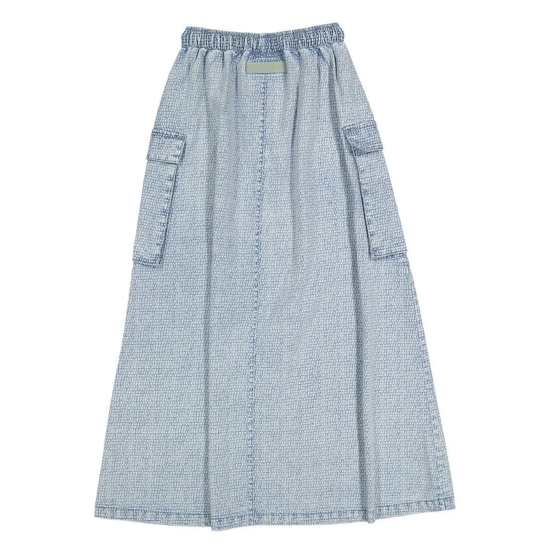 ELEMENTS Denim Logo Printed Cargo Skirt