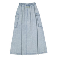 ELEMENTS Denim Logo Printed Cargo Skirt